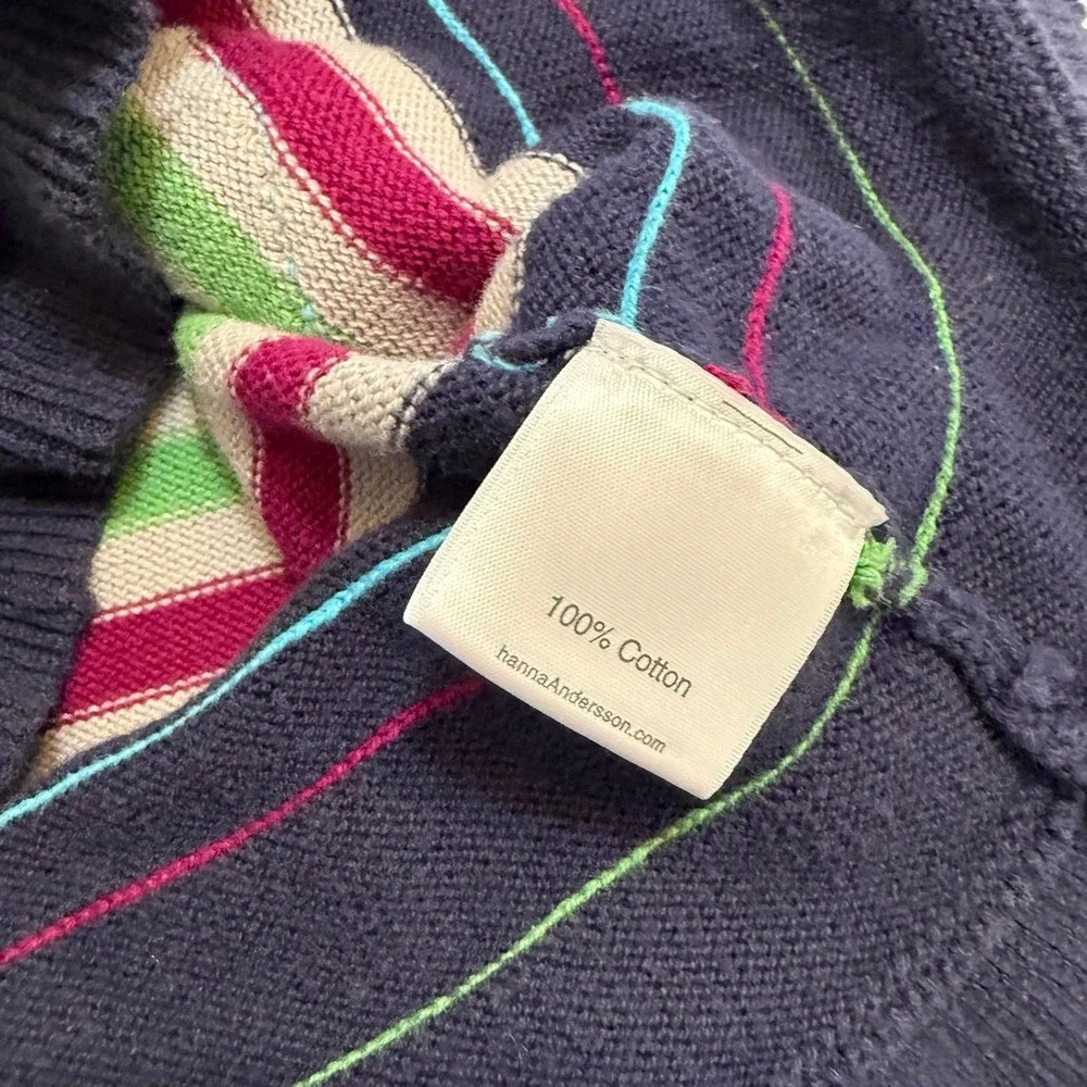 Hanna Andersson girls‎ cotton sweater dress size 80 18-24 months